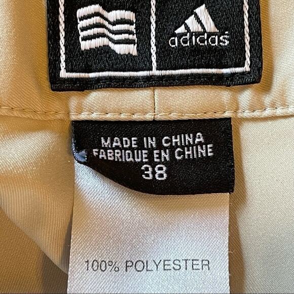 Adidas Khaki Pleated Shorts size 38 - Picture 2 of 6